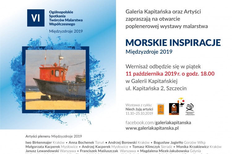 Otwarcie wystawy poplenerowej "Morskie inspiracje 2019"