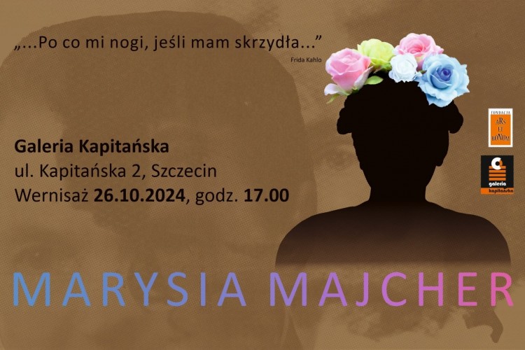 Zaproszenie na otwarcie wystawy Marysi Majcher